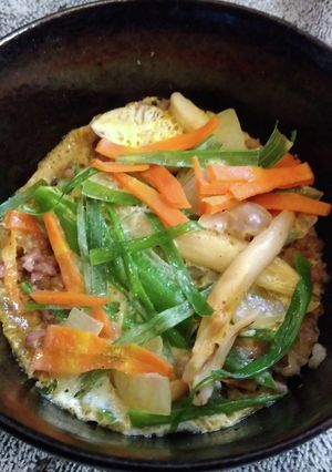レンジで簡単卵とじ丼-レシピのメイン写真
