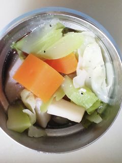 根菜と野菜の芯のほっこりスープ-レシピのメイン写真