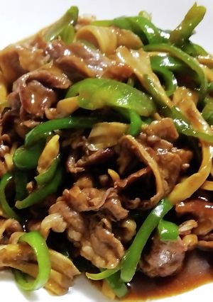 牛バラピーマンの青椒肉絲風-レシピのメイン写真