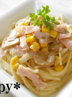 *簡単 美味しい♡クリームパスタ*-レシピのメイン写真