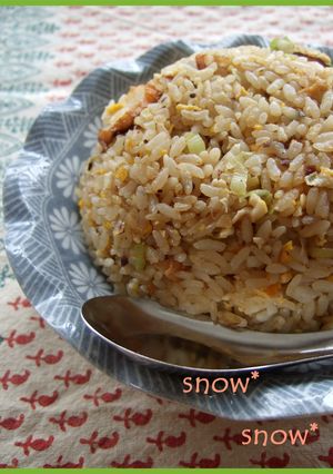 でか盛り！ちくわチャーハン-レシピのメイン写真