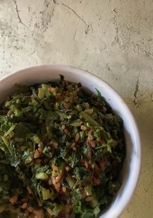 大根の葉っぱの醤油麹炒め-レシピのメイン写真