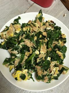 大根の葉っぱも食べてー ツナ玉炒め-レシピのメイン写真