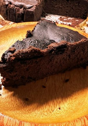 濃厚チョコレートバスクチーズケーキ-レシピのメイン写真
