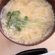 くずし豆腐の卵スープ