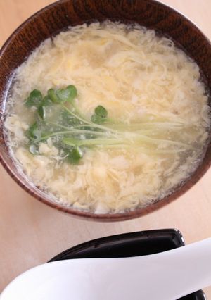 くずし豆腐の卵スープ-レシピのメイン写真