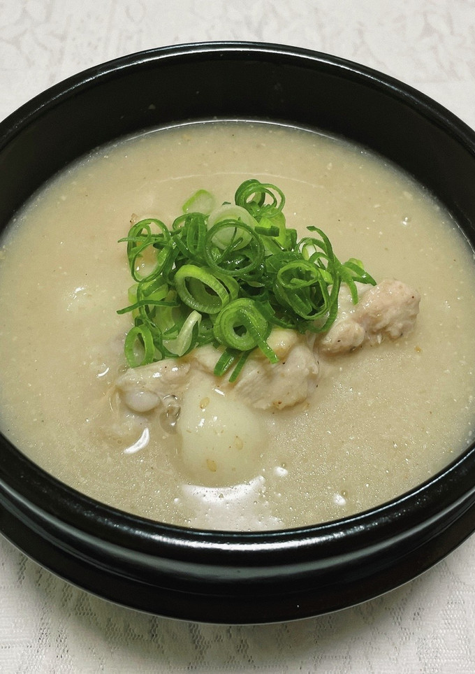 お餅の消費に〜濃厚とろとろ参鶏湯スープ〜-レシピのメイン写真