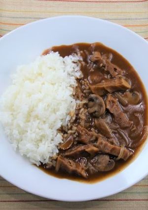 ベジメニュー　車麩のハヤシライス-レシピのメイン写真