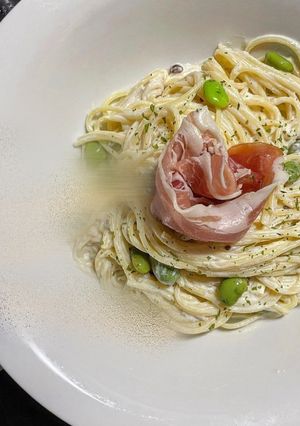 ZENBヌードルでヘルシークリームパスタ-レシピのメイン写真