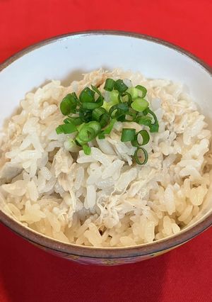 ヤマブシタケご飯-レシピのメイン写真