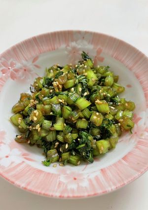 株の葉のバター風味(マーガリン)ふりかけ-レシピのメイン写真