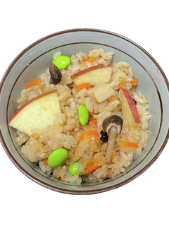 ふじりんご×炊き込みご飯-レシピのメイン写真