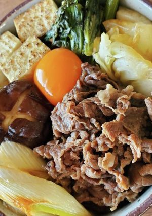 悶絶美味しい!すき焼き丼-レシピのメイン写真