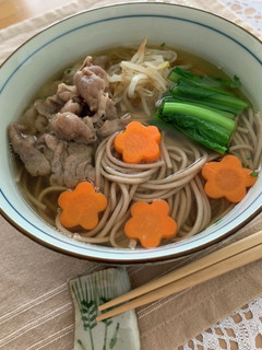 やわらか肉そばdeあったまろ♪-レシピのメイン写真