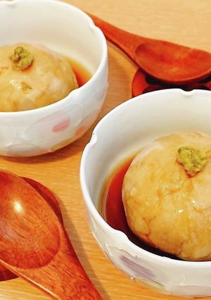 自宅で簡単☆お蕎麦屋さんのそばがき-レシピのメイン写真