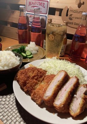 ジューシー♪ロースカツ定食！！-レシピのメイン写真