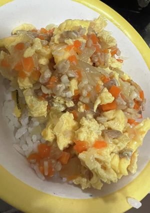 幼児食　きのこの中華丼-レシピのメイン写真