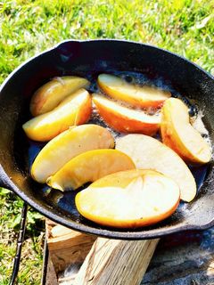 アウトドア焼きリンゴ-レシピのメイン写真