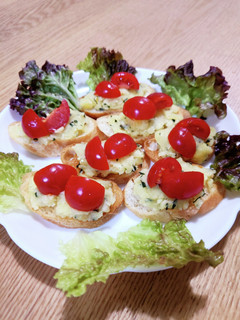 バジルポテトのカナッペ-レシピのメイン写真