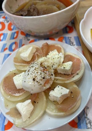 かぶと生ハムクリチのサラダ-レシピのメイン写真