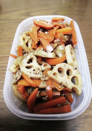 キク芋とレンコンのきんぴら-レシピのメイン写真