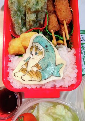 サメにゃん弁当～♪-レシピのメイン写真