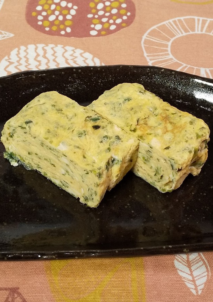 【美人レシピ】青のり風味の卵焼き-レシピのメイン写真