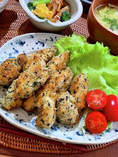 青のり風味のささみフライ♩-レシピのメイン写真