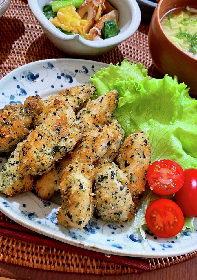 青のり風味のささみフライ♩-レシピのメイン写真