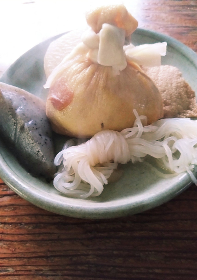おでん種　巾着うどん-レシピのメイン写真