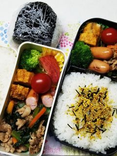 野菜炒め弁当(12.8)-レシピのメイン写真