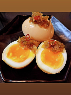 【薬味ねぎの煮卵】-レシピのメイン写真