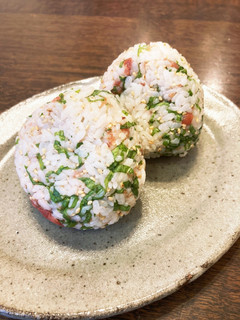 大葉と梅ごまおかかのおにぎり-レシピのメイン写真