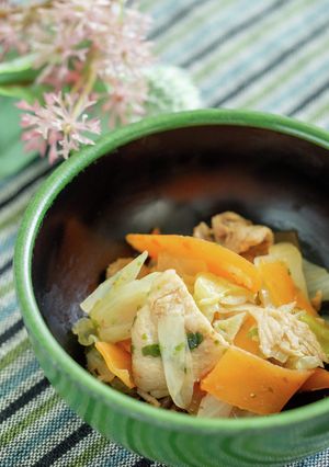 キャベツソース炒め【入院食⑥昼/温副菜】-レシピのメイン写真