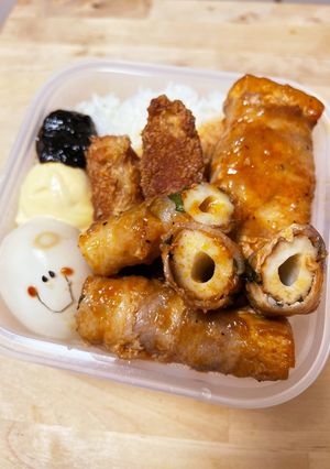 豚肉巻き厚揚げ☆甘辛コチュジャン味！弁当-レシピのメイン写真