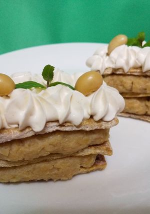 豆豆豆!油揚げと大豆あんのミルフィーユ-レシピのメイン写真
