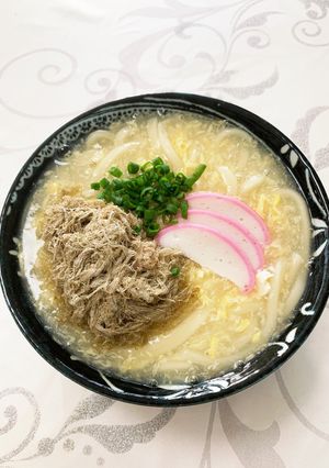 卵うどん☆卵餡掛けうどん-レシピのメイン写真
