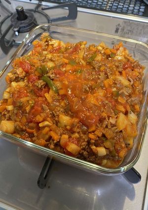 シャキシャキ蓮根ミートソース-レシピのメイン写真