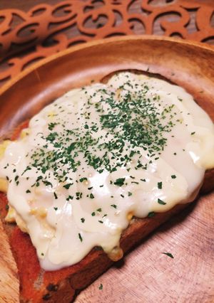 簡単！卵のピザトースト-レシピのメイン写真