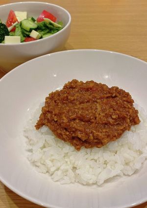 お野菜いっぱい◎レンチンキーマカレー-レシピのメイン写真