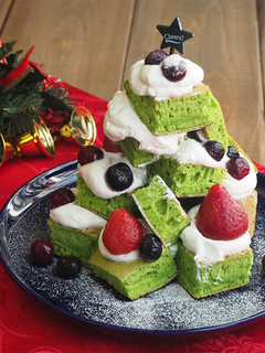 クリスマスホットケーキ(バイタミックス)-レシピのメイン写真