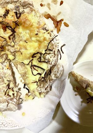 簡単!塩昆布とチーズの全粒粉ピザ♪-レシピのメイン写真
