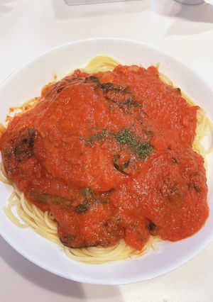 子どもがだいすき♡豆乳トマトパスタ♪-レシピのメイン写真