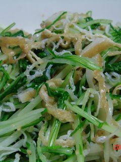 簡単!水菜と竹輪のあっさり和え-レシピのメイン写真