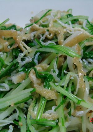 簡単！水菜と竹輪のあっさり和え-レシピのメイン写真