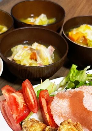 ぶっ込み放置かぼちゃ入ポトフ-レシピのメイン写真