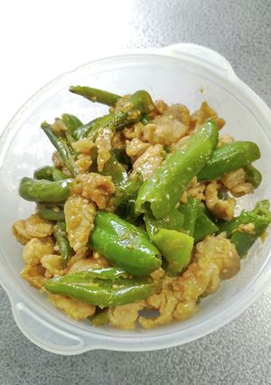 新米にピッタリ!ピーマンの豚味噌-レシピのメイン写真