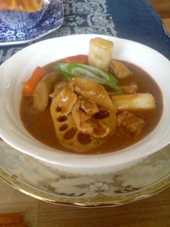 鶏もも肉と根菜のWa!!ふぅ~シチュー-レシピのメイン写真