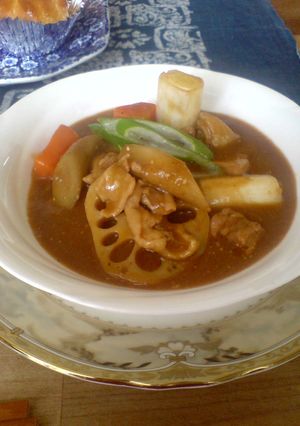 鶏もも肉と根菜のWa!!ふぅ～シチュー-レシピのメイン写真