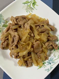 豚こま肉で生姜焼き〜♪-レシピのメイン写真